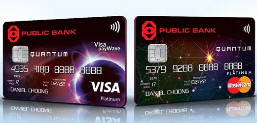 public bank quantum visa & mastercard
