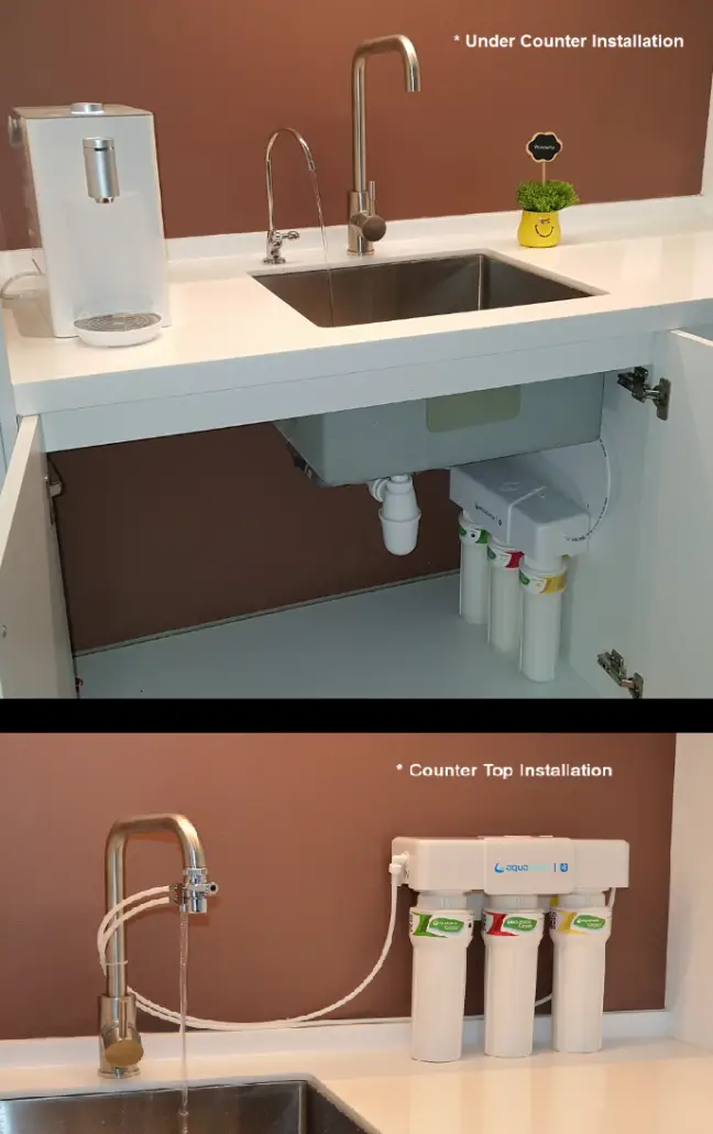 aquasana qs5300 under sink and counter top installation