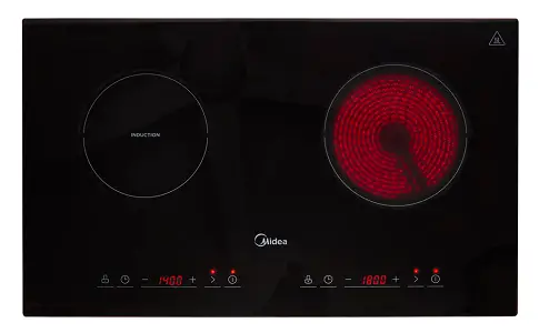 Midea MC-IHD361 cheap dual zone induction & ceramic hob