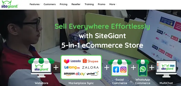 sitegiant to build own ecom business