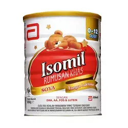 Isomil 0 - 12 months, best soy based infant formula