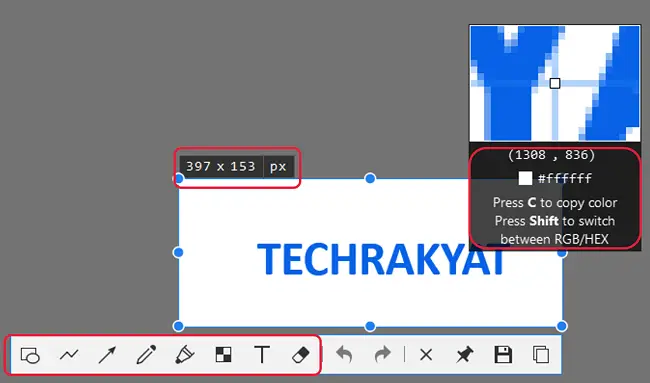 snipaste eye dropper feature