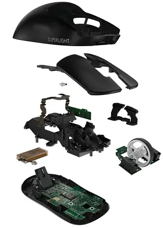 G Pro X Superlight parts