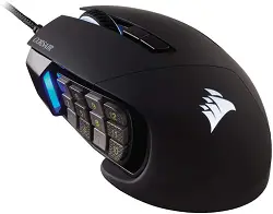 Corsair Scimitar RGB Elite, best mmo gaming mouse