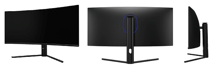 PRISM+ X340 Pro 165 Hz front, rear and size iew