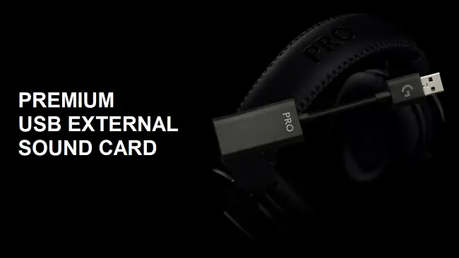 Logitech G Pro X wireless sound card