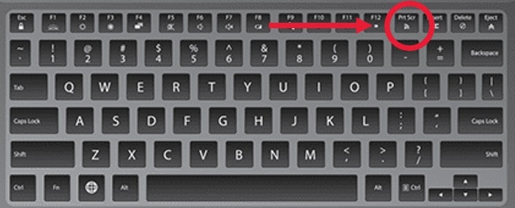 use Keyboard Shortcut Key Prt Scn to screenshot