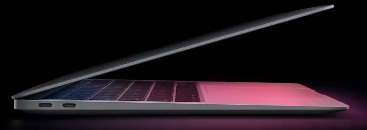 MacBook Air M1 thickness