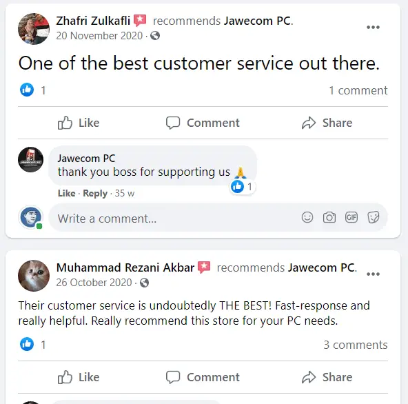 jawecom customer reviews