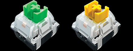 Razer BlackWidow V3 Pro Razer proprietary switches Green and Yellow Switches