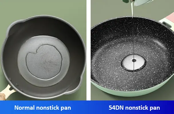 Difference between 54DN nonstick pan vs normal nonstick pan