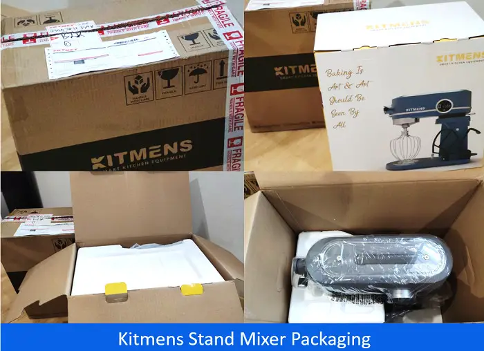 kitmens stand mixer delivery and packaging