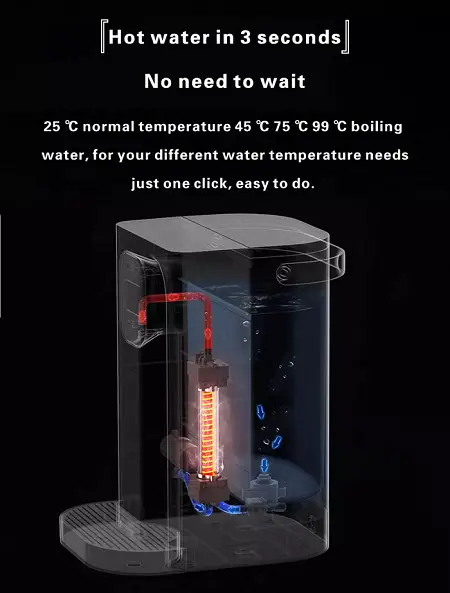 Xiaomi JMEY T2 Instant Hot Water Dispenser hot water in 3 seconds