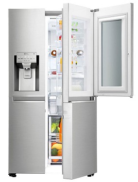 LG GC-X247CSAV Instaview Knock Knock Fridge