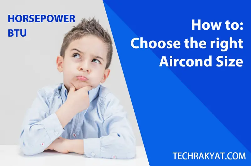 how to choose right air conditioner horsepower