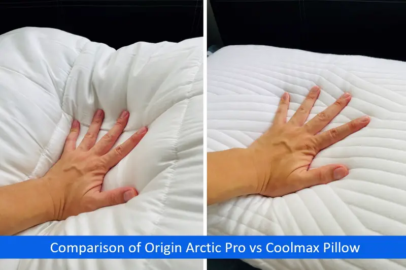 origin arctic pro vs coolmax pillow