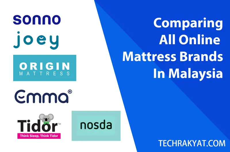 comparing online mattress brands in malaysia