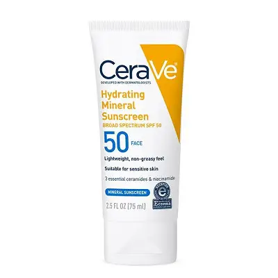 CeraVe Hydrating Mineral Sunscreen Sheer Tint SPF30
