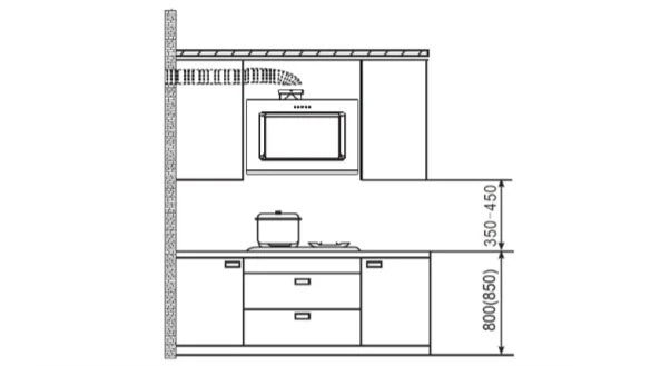 ELBA Hood EH-E9122ST with ELBA Hob EGH-K8842G comes with two extraction modes, ventilated and recirculation