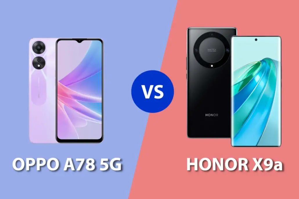 oppo a78 vs honor x9a